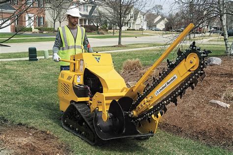 trencher machine for landscaping